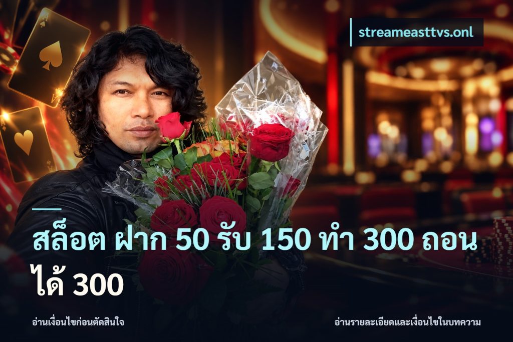 สล็อต ฝาก 50 รับ 150 ทํา 300 ถอนได้ 300