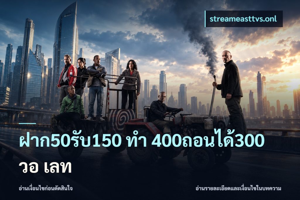 ฝาก50รับ150 ทํา 400ถอนได้300 วอ เลท