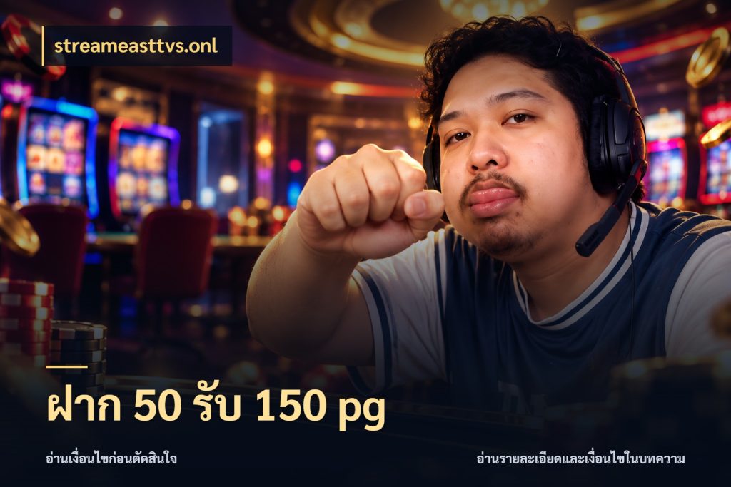 ฝาก 50 รับ 150 pg streameasttvs.onl จับประเด็นยอดรับก่อนเลือกความสนุก