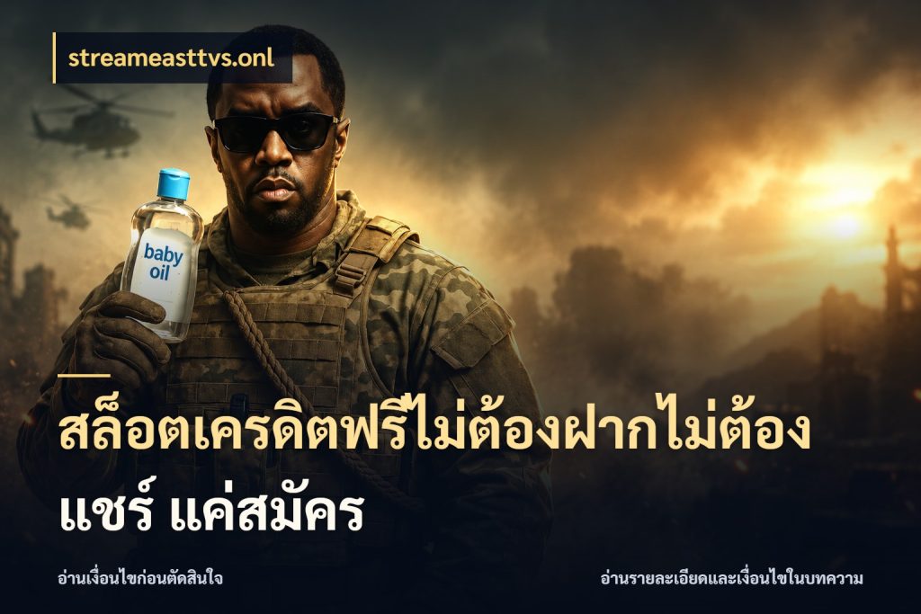 สล็อตเครดิตฟรีไม่ต้องฝากไม่ต้องแชร์ แค่สมัคร เปิดประเด็นเครดิตฟรีสำหรับคนชอบลุ้น สไตล์ streameasttvs.onl