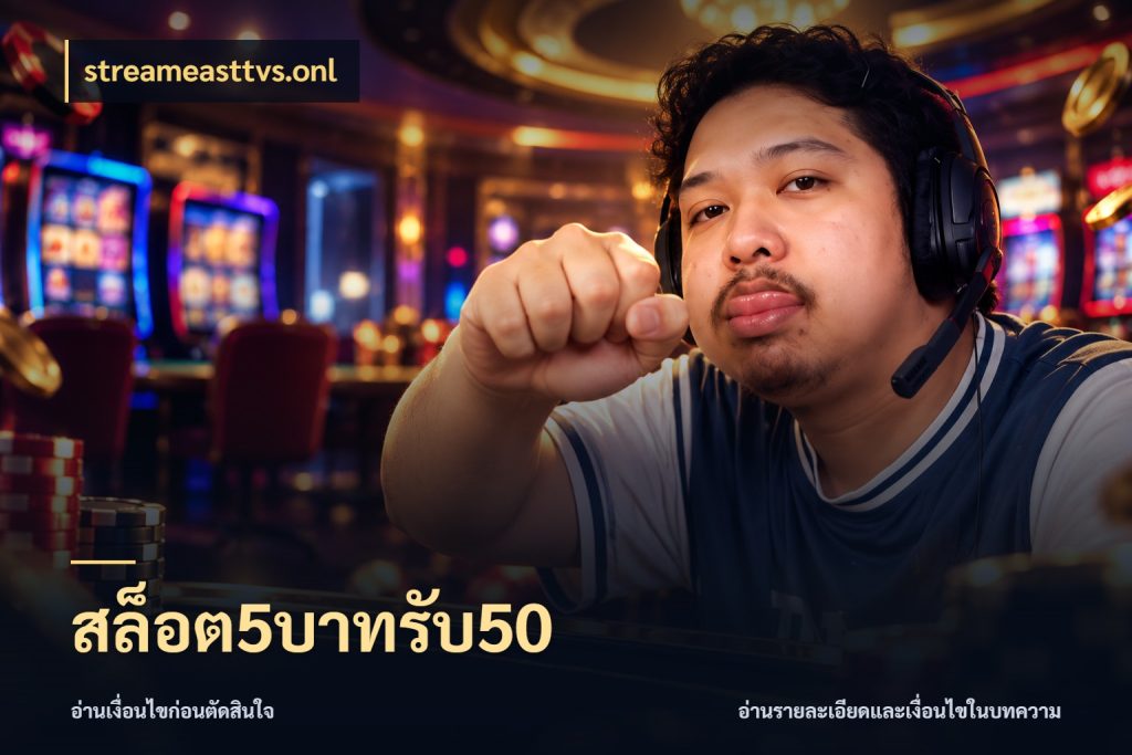 สล็อต5บาทรับ50 เปิดมุมโปรให้เข้ากับเกมแนวโปรด สไตล์ streameasttvs.onl