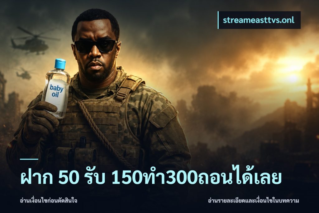 ฝาก 50 รับ 150ทำ300ถอนได้เลย