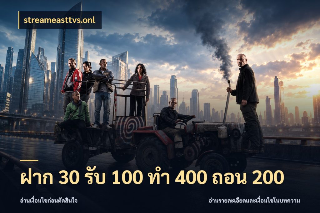 ฝาก 30 รับ 100 ทํา 400 ถอน 200 สนุกกับตัวเลือกโปรในสไตล์ของคุณ ในมุม streameasttvs.onl
