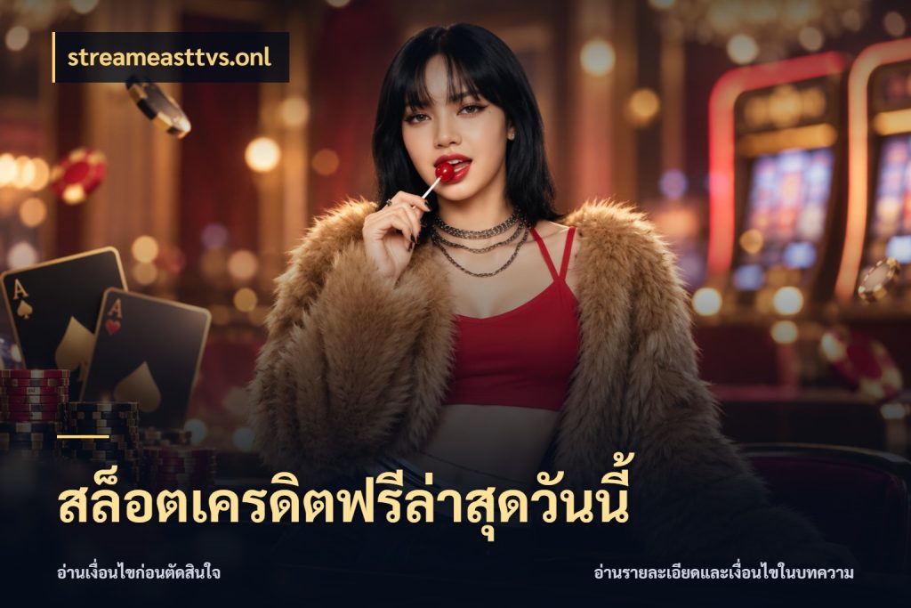 สล็อตเครดิตฟรีล่าสุดวันนี้ streameasttvs.onl จากชื่อเครดิตฟรีสู่ความสนุกที่เข้าใจได้