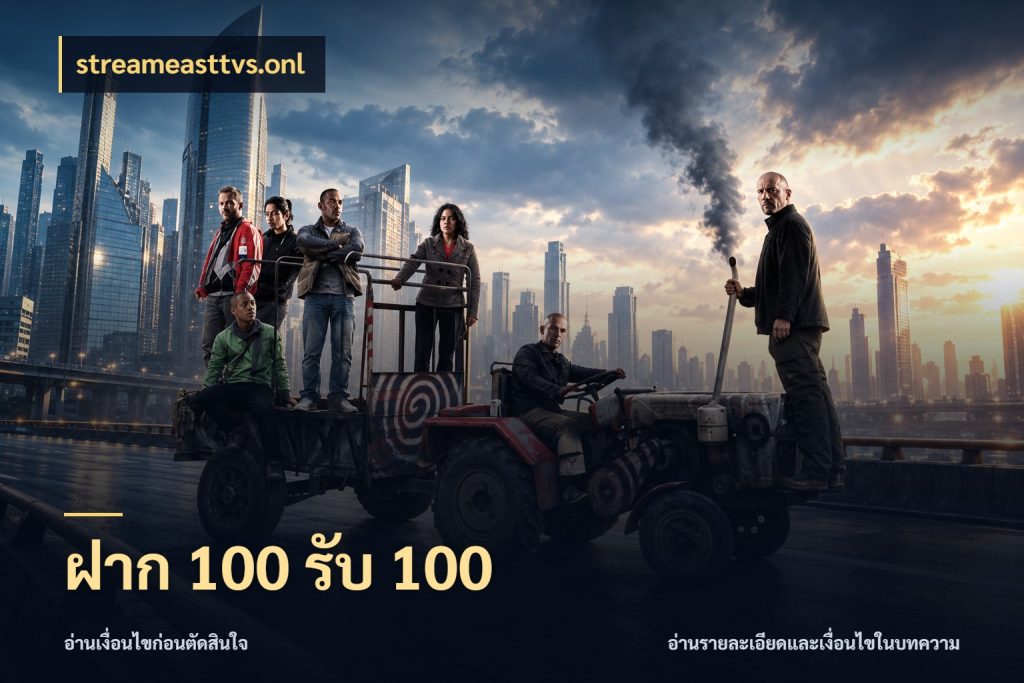 ฝาก 100 รับ 100 จับคู่โบนัสกับสไตล์เกมที่ชอบ กับ streameasttvs.onl