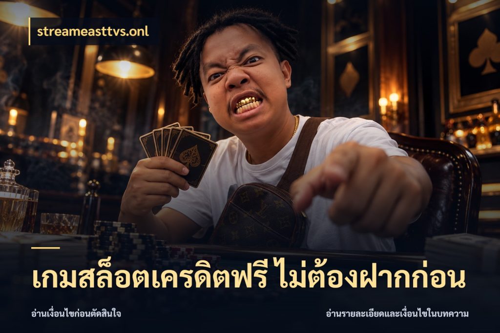 เกมสล็อตเครดิตฟรี ไม่ต้องฝากก่อน streameasttvs.onl เลือกสไตล์ความสนุกจากรูปแบบเครดิต