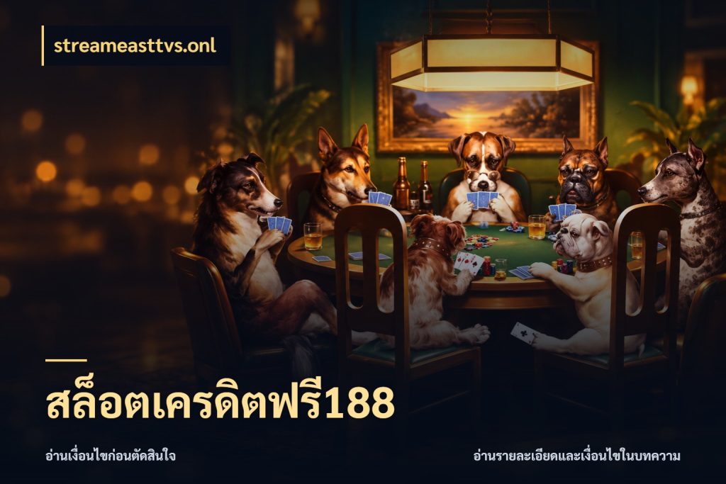 สล็อตเครดิตฟรี188 streameasttvs.onl เครดิตฟรีในมุมที่สายโบนัสสนใจ