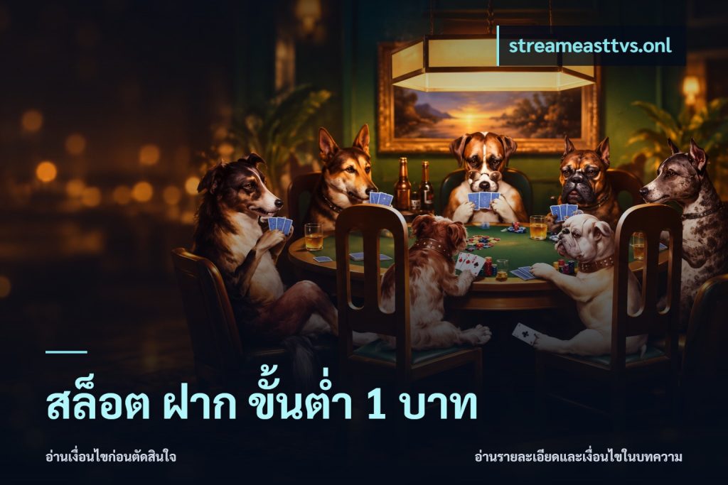 สล็อต ฝาก ขั้นต่ำ 1 บาท