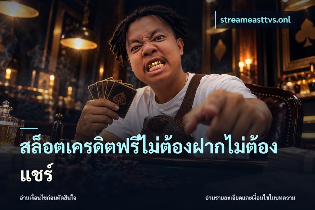 สล็อตเครดิตฟรีไม่ต้องฝากไม่ต้องแชร์