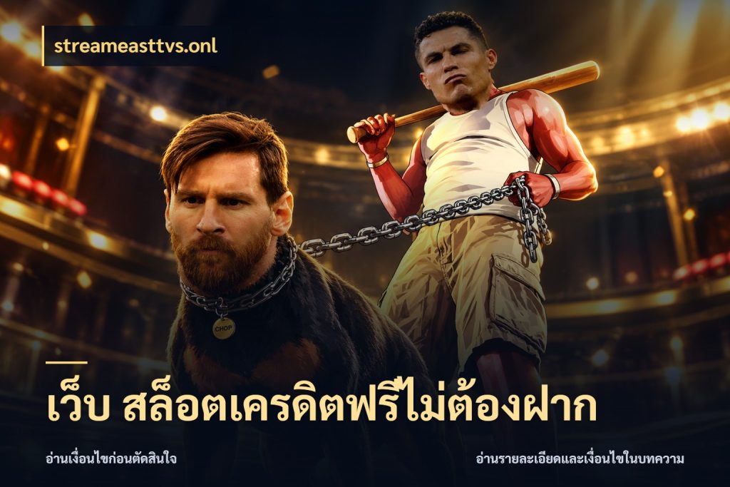 เว็บ สล็อตเครดิตฟรีไม่ต้องฝาก เครดิตฟรีกับจังหวะลุ้นที่คุณเลือก สไตล์ streameasttvs.onl