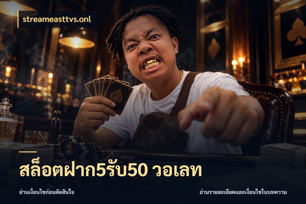 สล็อตฝาก5รับ50 วอเลท เปิดมุมโปรให้เข้ากับเกมแนวโปรด ในมุม streameasttvs.onl