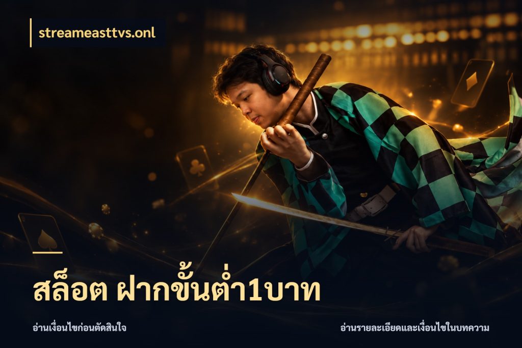 สล็อต ฝากขั้นต่ำ1บาท มุมสนุกของคนที่กำหนดขอบเขตตัวเอง สไตล์ streameasttvs.onl