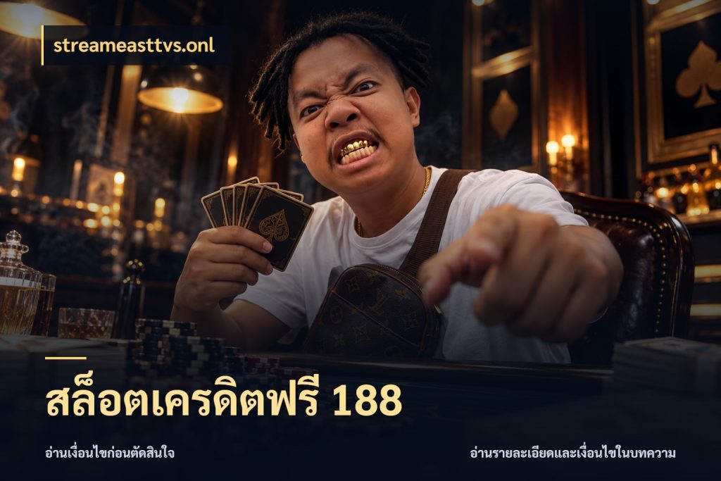 สล็อตเครดิตฟรี 188 streameasttvs.onl สายโบนัสเลือกมุมเครดิตให้ตรงสไตล์