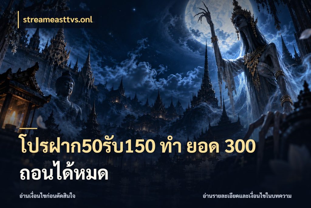 โปรฝาก50รับ150 ทํา ยอด 300 ถอนได้หมด streameasttvs.onl เปิดมุมโปรให้เข้ากับเกมแนวโปรด