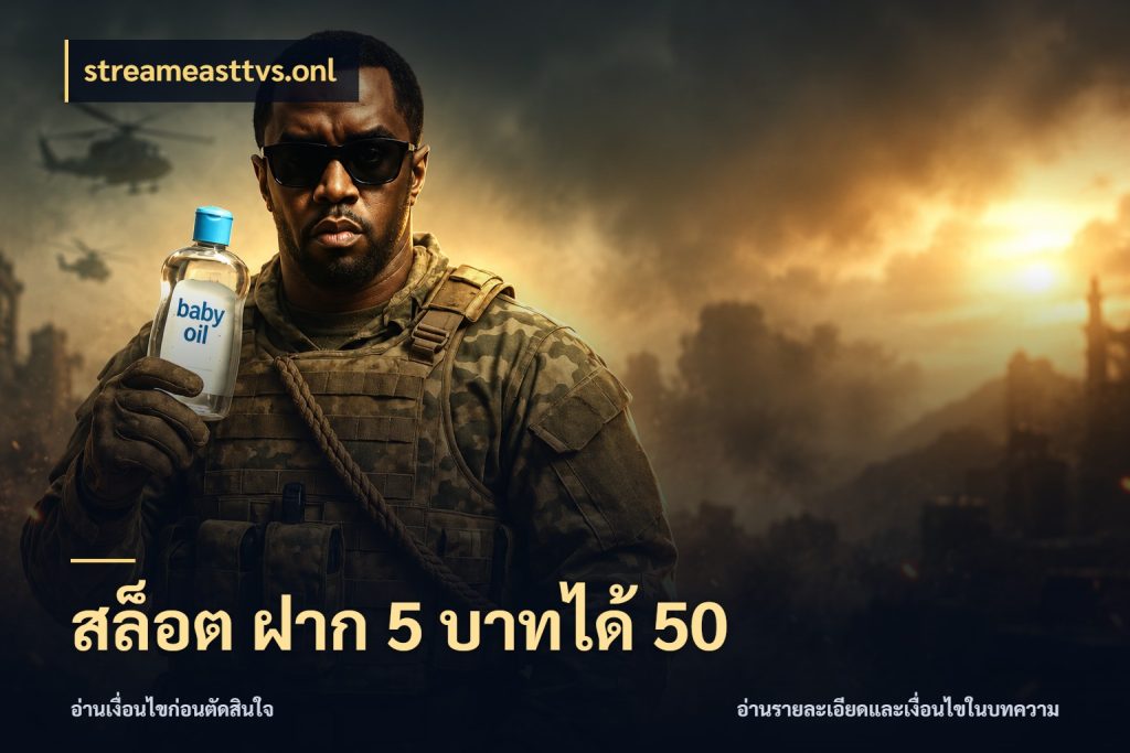 สล็อต ฝาก 5 บาทได้ 50 สีสันของโปรฝากและยอดรับ กับ streameasttvs.onl