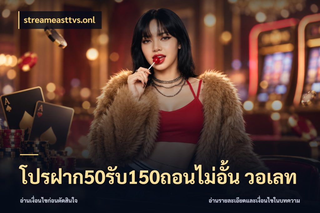 โปรฝาก50รับ150ถอนไม่อั้น วอเลท สายโบนัสเลือกจังหวะสนุกได้อย่างไร สไตล์ streameasttvs.onl