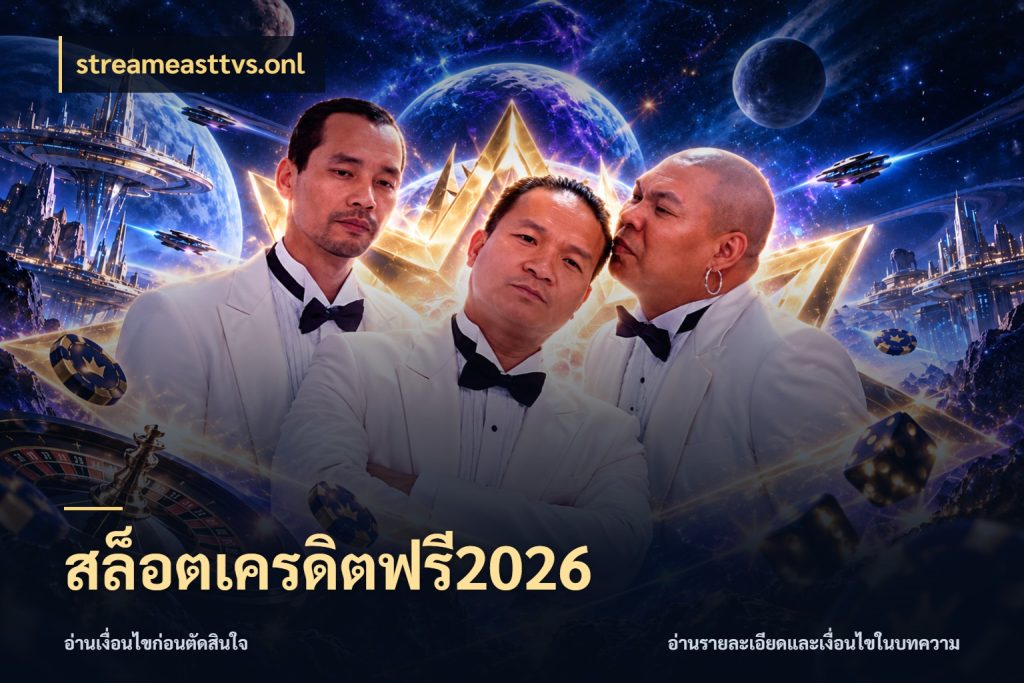 สล็อตเครดิตฟรี2026 streameasttvs.onl เปิดประเด็นเครดิตฟรีสำหรับคนชอบลุ้น
