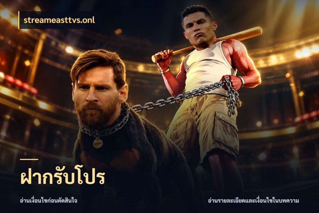 ฝากรับโปร สนุกกับตัวเลือกโปรในสไตล์ของคุณ ในมุม streameasttvs.onl