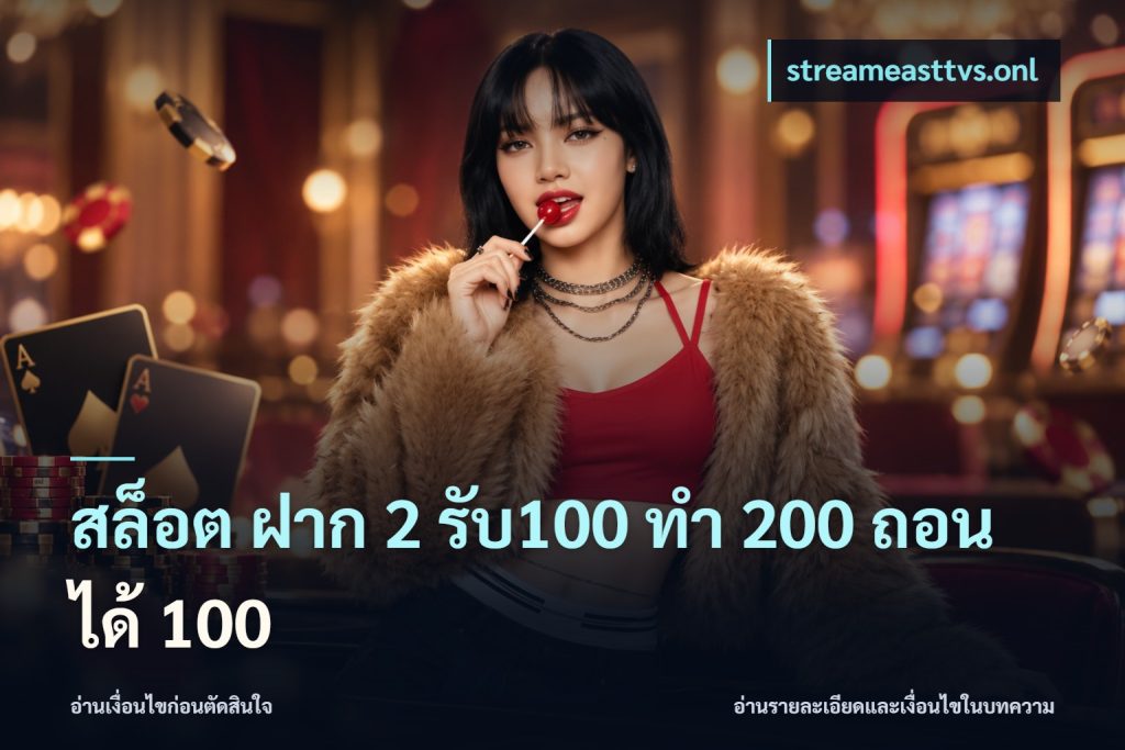สล็อต ฝาก 2 รับ100 ทํา 200 ถอนได้ 100