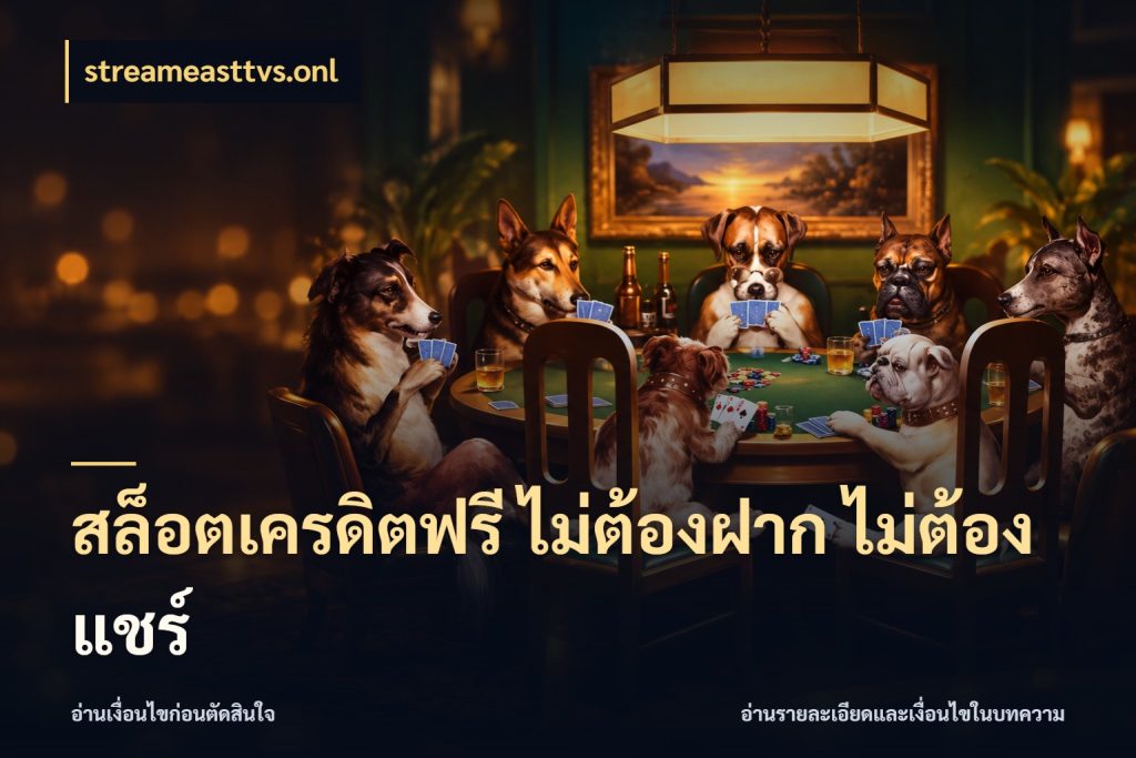 สล็อตเครดิตฟรี ไม่ต้องฝาก ไม่ต้องแชร์ เลือกสไตล์ความสนุกจากรูปแบบเครดิต ในมุม streameasttvs.onl