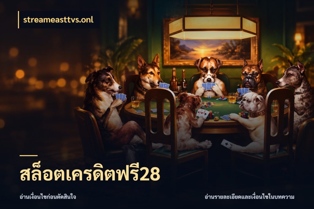 สล็อตเครดิตฟรี28 streameasttvs.onl จับมุมเด่นของเครดิตฟรีให้ตรงใจ
